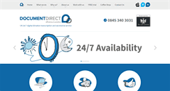 Desktop Screenshot of documentdirect.co.uk